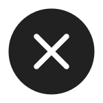Dismiss Circle SVG Icon